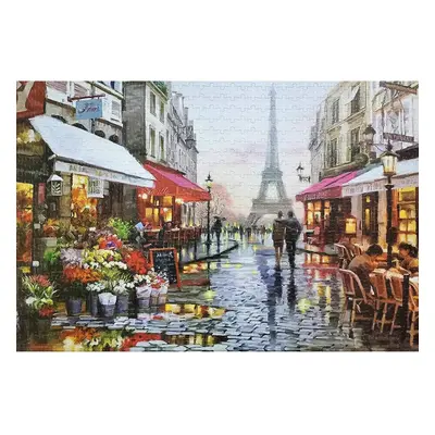 () Piece Jigsaw Puzzle Toy DIY Assembly Cardboard Landscapes Decompression Game