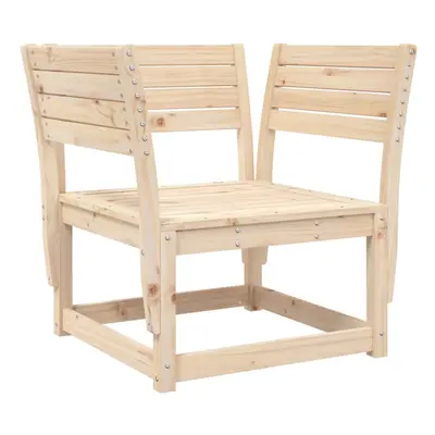 vidaXL Garden Chair Outdoor Dining Chair Balcony Chair Seat Solid Wood Pine