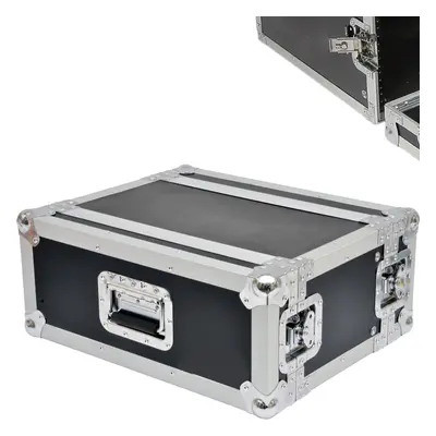 19" 4U Equipment Patch Panel Flight Case Transit Storage Handle DJ PA Mixer Box