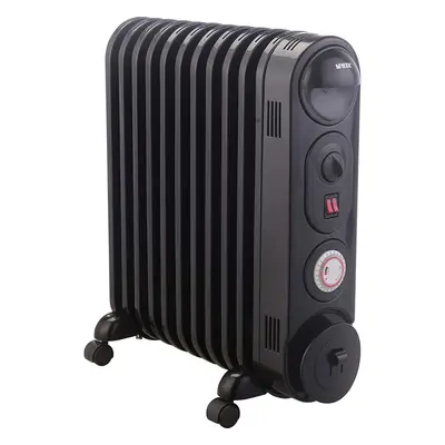 (Black, 2kW) Mylek Oil Filled Radiator Electric Heater