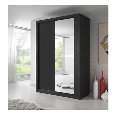 (Black Matt) Arti - Sliding Door Wardrobe 150cm