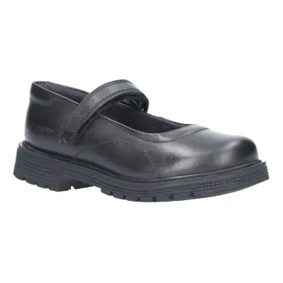 (11 Child UK, Black) Hush Puppies Girls Tally Junior Touch Fastening Shoe