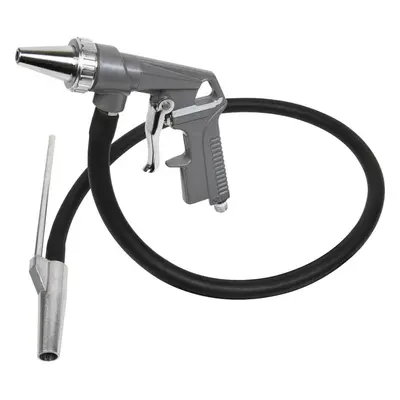 BULK FEED Sandblasting Gun - 6mm Nozzle Sand Chilled Iron & Glass - 1m Grit Hose