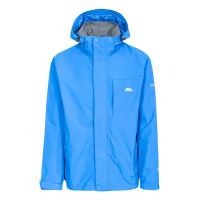 (XL, Blue) Trespass Mens Waterproof Jacket Hooded Edwards II