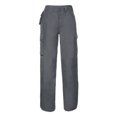 (44L, Convoy Grey) Russell Mens Heavy Duty Work Trousers