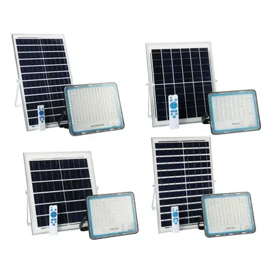 (200W) Outdoor Remote Control Light 4Modes Waterproof Solar Flood Light Multi function Garden Li