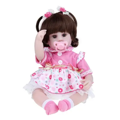 () 42CM Multi-optional Simulation Silicone Vinyl Lifelike Realistic Reborn Newborn Baby Doll Toy