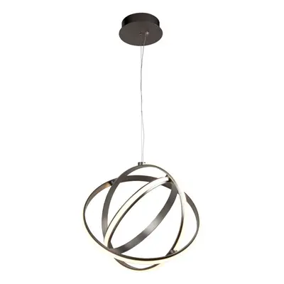 Searchlight Magic Light Brushed Satin Nickel LED Gyro Pendant