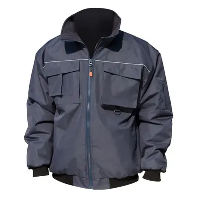 (S, Navy Blue) Result Mens Sabre Pilot Jacket