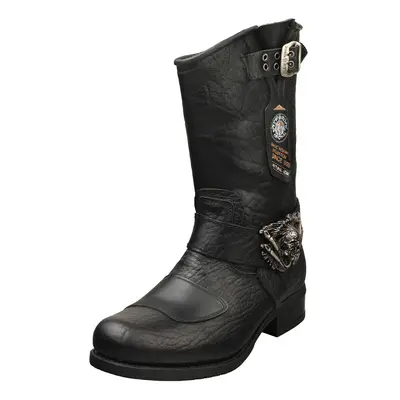 (8) New Rock Biker M-gy07-s10 Unisex Platform Boots in Black