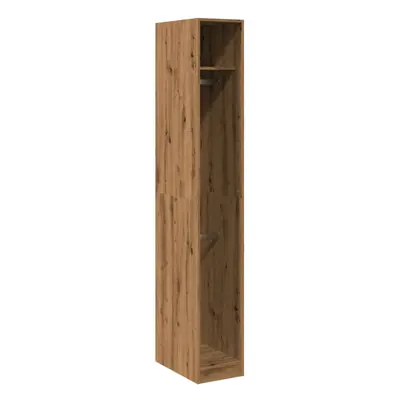 vidaXL Wardrobe Closet Clothes Storage Organiser Artisian Oak Engineered Wood