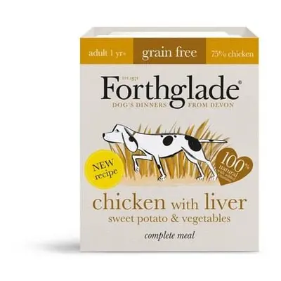 Forthglade Complete Adult Chicken with Liver Grain Free 395g