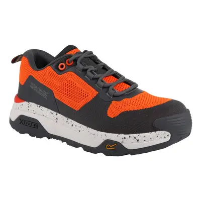 (6 UK, Flame Orange/Gunmetal Grey) Regatta Mens Crossfort Safety Boots