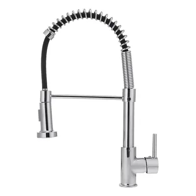 (Electroplate) Kitchen Mixer Tap Rotatable Hot And Cold Water Multifunctional Sink Spring Faucet