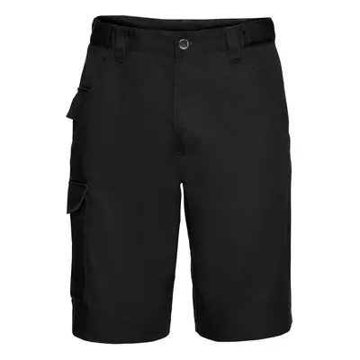 (28W, Black) Russell Workwear Twill Shorts