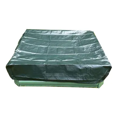 Metal Raised Vegetable Bed in Green with Cover & Liner (100cm x 30cm)