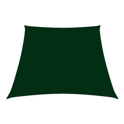 vidaXL Sunshade Sail Oxford Fabric Trapezium 3/5x4 m Dark Green Shade Canopy