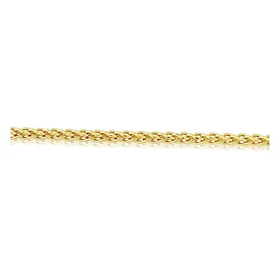 (18) Jewelco London 18ct Yellow Gold Spiga Pendant Chain Necklace - 1.1mm Gauge