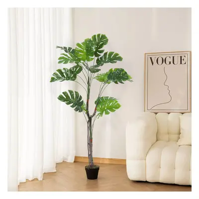 155cm Artificial Monstera Deliciosa Tree in Pot for Decoration