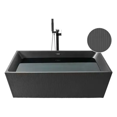 Freestanding Bath mm x mm Black GOCTA