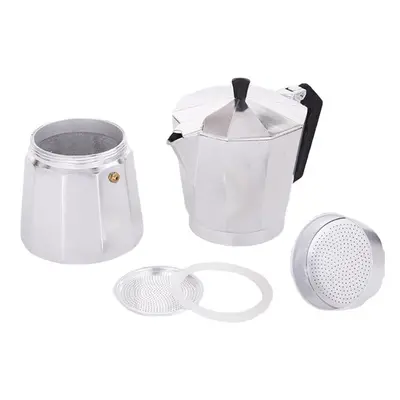 (100ml) Express Espresso Maker Cup Aluminum Mocha Pot Ergonomic Handle Safety Relief Valve More 