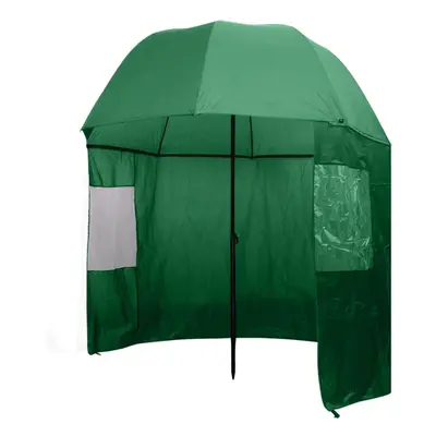 Fishing Umbrella Brolly Shelter Tent Angler Waterproof Side Top Protection