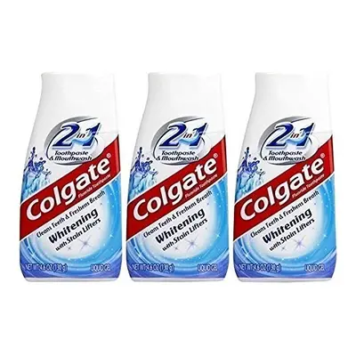 Colgate 2-in-1 Whitening Toothpaste with Stain Lifters Count