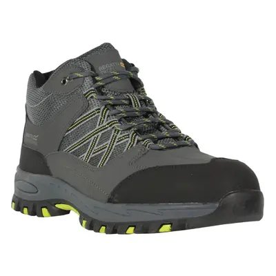 (7 UK, Briar Grey/Lime) Regatta Mens Sandstone Safety Shoes