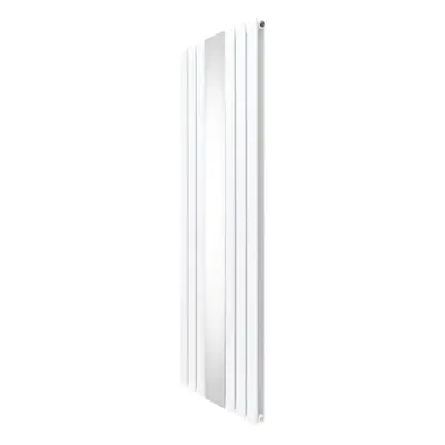 Flat Mirror Radiator - 1800mm x 565mm - White