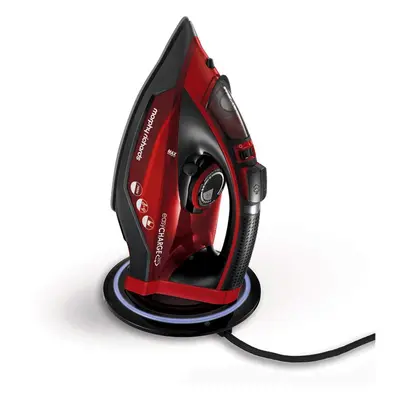 Morphy Richards Cordless Steam Iron easyCHARGE Cord-Free, W, Red/Black