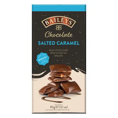 BAILEYS Salted Caramel Milk Chocolate Truffle Bar 90g (Pack of 15)