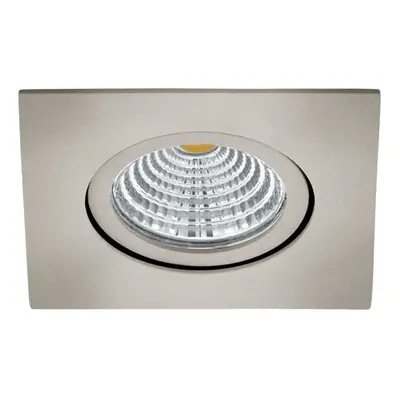 Wall / Ceiling Recess Square Downlight Satin Nickel Spotlight 6W Built in LED