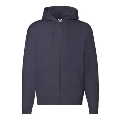 (XXL, Deep Navy) Fruit of the Loom Unisex Adult Premium Full Zip Hoodie