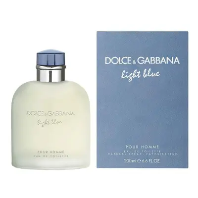 Dolce & Gabbana Light Blue Eau de Toilette Spray for Men, 6.6 Fl Oz