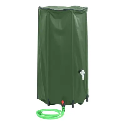 (green) New Collapsible Rain Water Tank Storage with Garden Hose750/500/250LSelectable