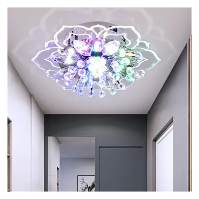 (110V, Colourful Light) Modern Crystal LED Ceiling Light Fixture Pendant Lamp Lighting Chandelie