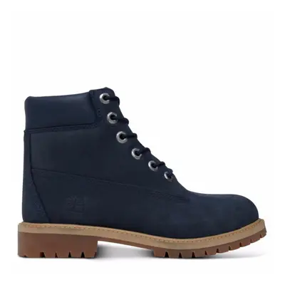 (UK 5-EU 38) Timberland Inch Premium Boots Shoes Junior Navy 9497R UK