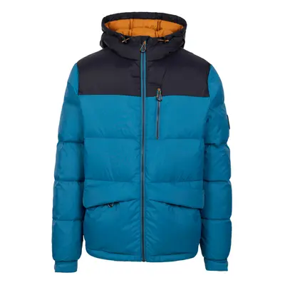 (XXL, Bondi Blue) Trespass Mens Down Jacket Hooded Padded Erris