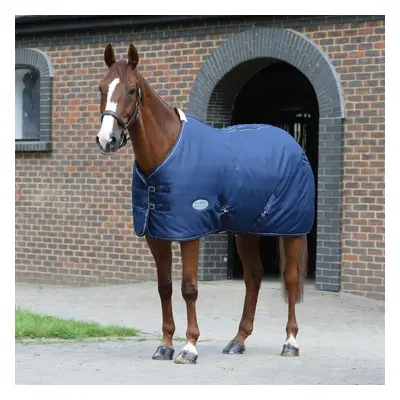 (7' 3", Navy/White) Weatherbeeta Comfitec Standard-Neck Medium 220g Horse Turnout Rug