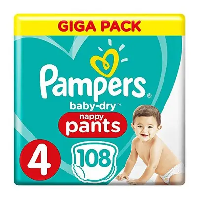 Pampers Baby-Dry Nappy Pants Up to Hours