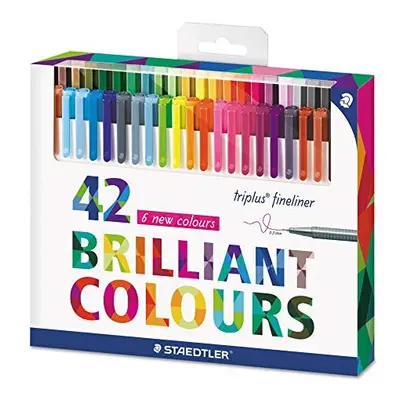 Staedtler174; triplus174; Fineliner Marker Pens, 42ct Multi-Colored