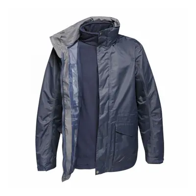 (S, Grey Blue) Regatta Mens Benson III Hooded Jacket