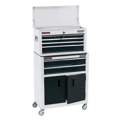 Combined Roller Cabinet and Tool Chest, Drawer, 24"", White