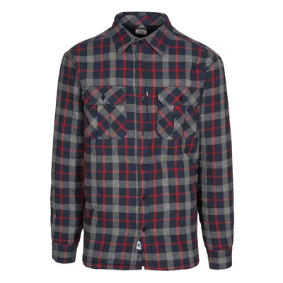 (XL, Navy Check) Trespass Mens Long Sleeved Check Shirt Rapeseed