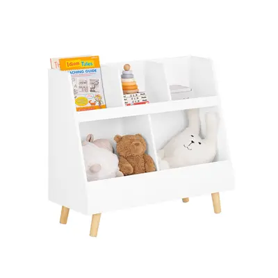 SoBuyÂ® KMB19-W, Children Kids Bookcase Book Shelf Storage Display Rack