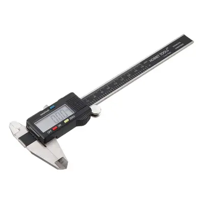 (Black) 0-150mm Stainless Steel Electronic Digital Caliper LCD Vernier Caliper Gauge Micrometer 