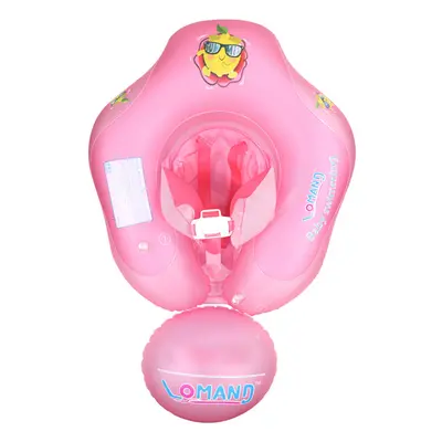 (Pink, L) PVC Inflatable Swimming Ring Baby Summer Water Play Floats Toys Swimming Pool Accessor