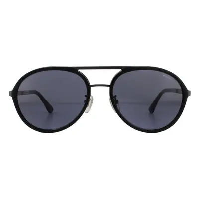 Police Sunglasses SPLA57 Record 0627 Matte Gunmetal Grey