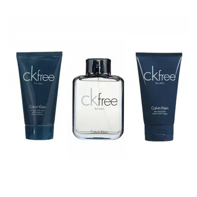 Ck Free Pcs Set For Men: 3.4 Edt Sp + 3.4 B/W + 3.4 Asb