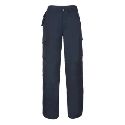 (44W x Regular, French Navy) Russell Work Wear Heavy Duty Trousers / Pants(Regular)